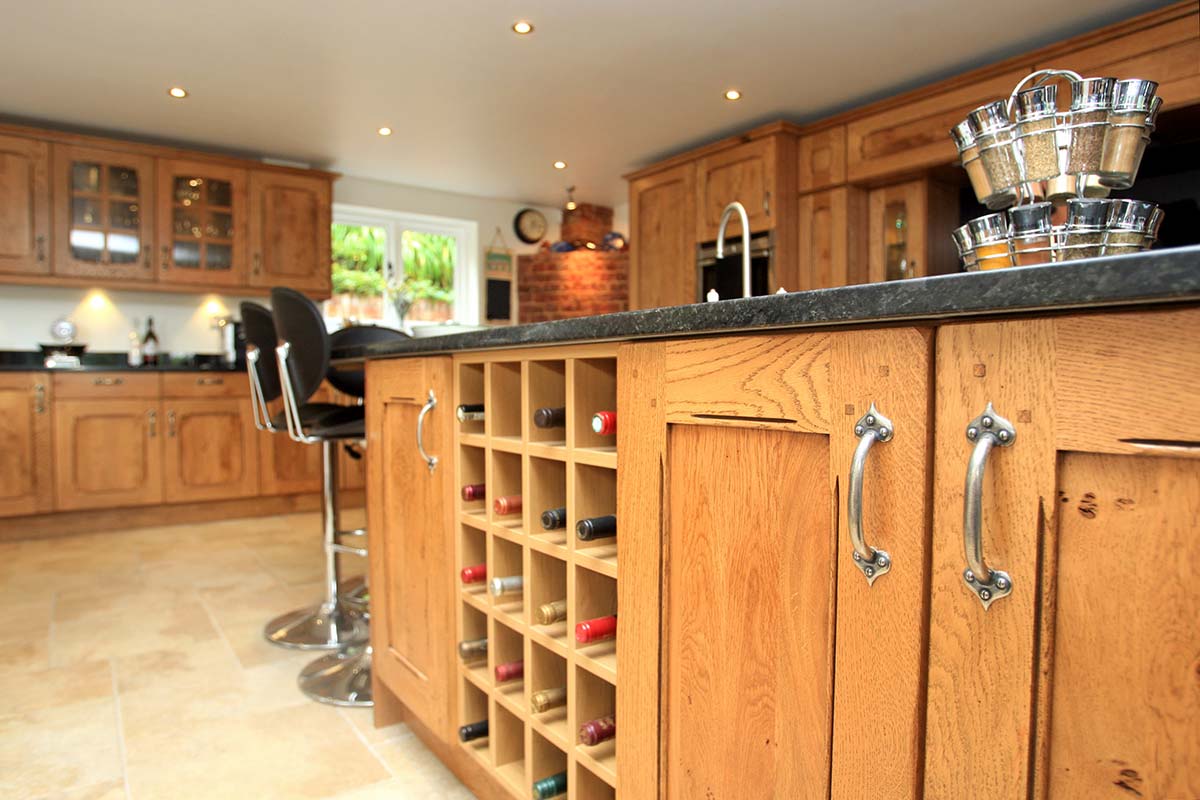 Traditional kitchen planned, designed, installed and fitted by Redline Interiors